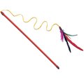 Ethical Pet Feather Dangler Wand Cat Toy with Catnip