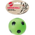 Ethical Pet Vinyl Soccer Ball Squeaky Dog Chew Toy, Color Varies, 3-in