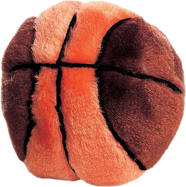 Ethical Pet Basketball Squeaky Plush Dog Toy slide 1 of 1