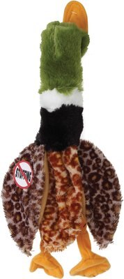 Ethical Pet Skinneeez Mallard Duck Stuffing-Free Squeaky Plush Dog Toy, Color Varies, slide 1 of 1