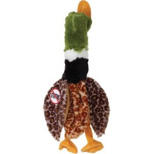 Ethical Pet Skinneeez Mallard Duck Stuffing-Free Squeaky Plush Dog Toy, Color Varies