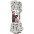 Ethical Pet Snuggler Patterned Dog Blanket, Gray, 60-in