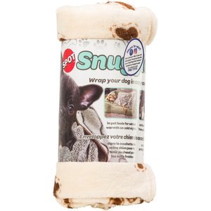 Ethical Pet Snuggler Patterned Dog Blanket, Cream, 40-in