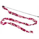 Ethical Pet Cat Prancer Fleece Frenzy Wand Cat Toy, Color Varies