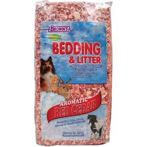 Brown's Natural Aromatic Red Cedar Pet Bedding & Litter, 20-L bag