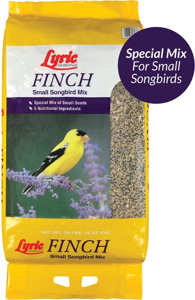 Lyric Finch Small Songbird Wild Bird Food, 20-lb bag slide 1 of 8