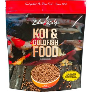 Blue Ridge Koi & Goldfish Blend Pellet Growth Formula Koi & Goldfish Food, 5-lb bag