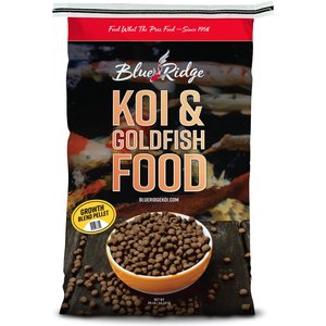Blue Ridge Koi & Goldfish Blend Pellet Growth Formula Koi & Goldfish Food, 25-lb bag