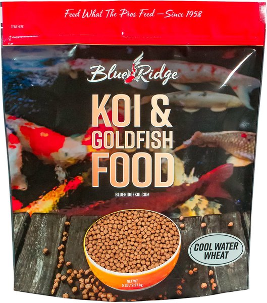 Blue Ridge Koi & Goldfish Cool Water Wheat Formula Koi & Goldfish Food, 5-lb bag slide 1 of 2