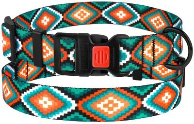 CollarDirect Tribal Aztec Nylon Dog Collar, slide 1 of 1