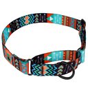 CollarDirect Tribal Aztec Nylon Martingale Dog Collar, Pattern 2, Large: 19 to 24-in neck, 1.5-in wide