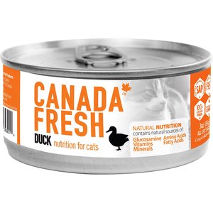 Canada Fresh Duck Canned Cat Food, 3-oz, case of 24