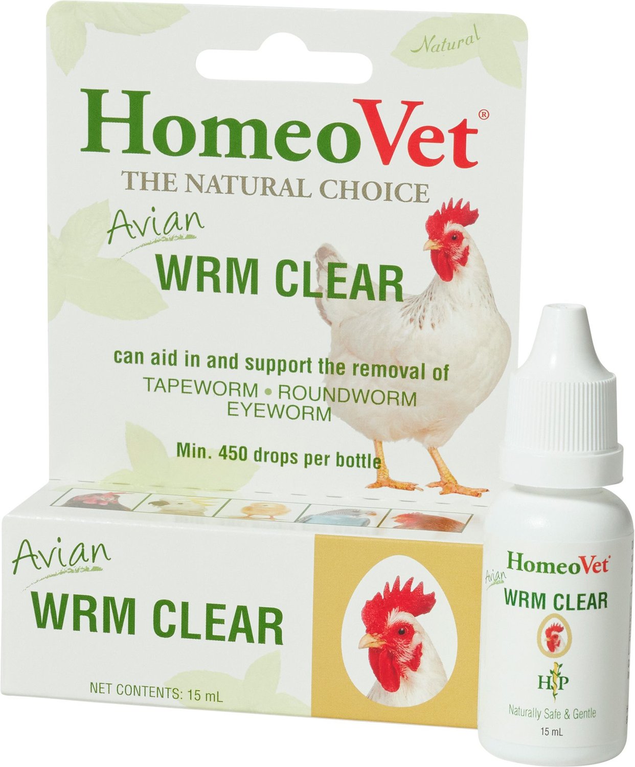 HomeoVet Avian WRM Clear Worms Removal Bird Supplement