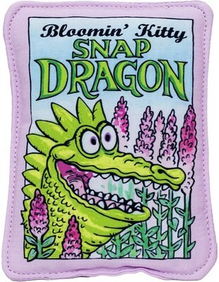 FUZZU Bloomin' Kitty Snap Dragon Seed Packet Cat Toy, slide 1 of 1