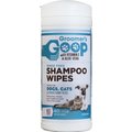 Groomer's Goop Glossy Coat Rinse Free Shampoo Dog & Cat Wipes, 40 count