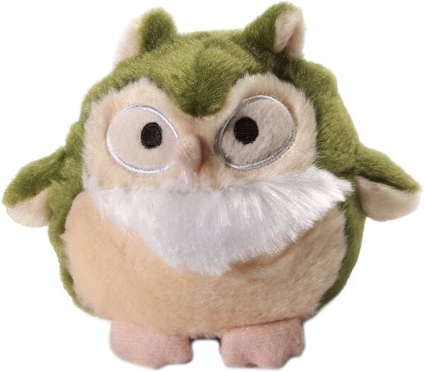 Charming Pet Howling Hoots Squeaky Plush Dog Toy, Green slide 1 of 8