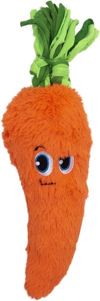 Outward Hound Fetchtablez Squeaky Plush Dog Toy, Carrot slide 1 of 9