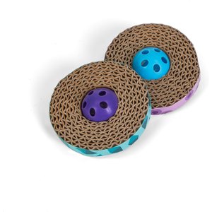 Petstages Spin & Scratch Cat Toy, 2 count