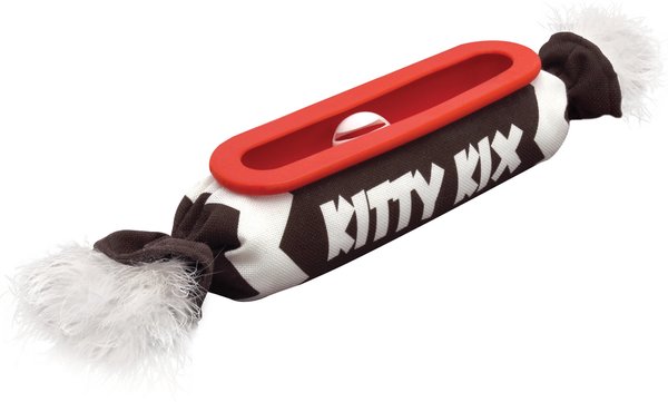 Petstages Kitty Kix Kicker & Track Cat Toy with Catnip slide 1 of 7