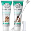 Paws & Pals Natural Beef Flavored Dog Toothpaste & Toothbrush, 2 count