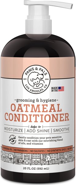 Paws & Pals Oatmeal Dog & Cat Conditioner, 20-oz bottle slide 1 of 3