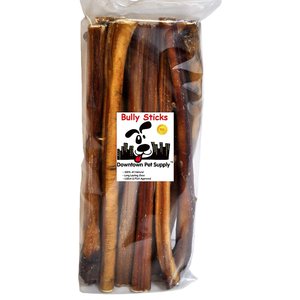 Downtown Pet Supply 12" Bully Stick Dog Treats, 10 count