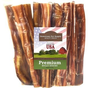 Downtown Pet Supply 6" Premium Bully Stick Dog Treats, 30 pack