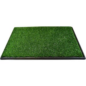 Downtown Pet Supply Pee Turf Portable Dog Potty Trainer, Green, 30-in