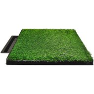 Downtown Pet Supply Pee Turf Portable Dog Potty with Drawer, 20 x 25-in