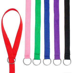 Downtown Pet Supply Slip Dog Leash, Rainbow, 6-ft, 24 count
