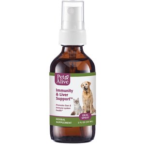 PetAlive Immunity & Liver Support Oral Spray Dog & Cat Supplement, 2-oz spray