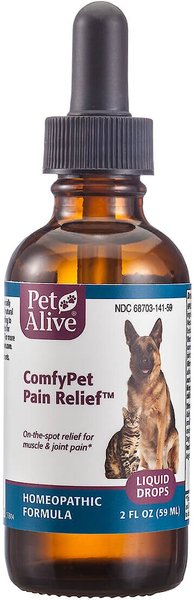 PetAlive ComfyPet Homeopathic Medicine for Pain for Cats & Dogs, 2-oz bottle slide 1 of 5