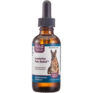 PetAlive ComfyPet Homeopathic Medicine for Pain for Cats & Dogs, 2-oz bottle