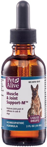 PetAlive Muscle & Joint Support-M Homeopathic Medicine for Joint Pain/Arthritis for Dogs & Cats, 2-oz bottle slide 1 of 4