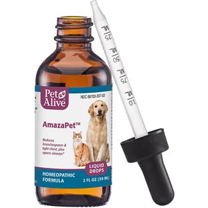 PetAlive AmazaPet Homeopathic Medicine for Asthma for Cats & Dogs, 2-oz bottle