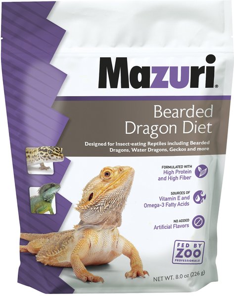 Mazuri Bearded Dragon Food, 8-oz bag slide 1 of 8