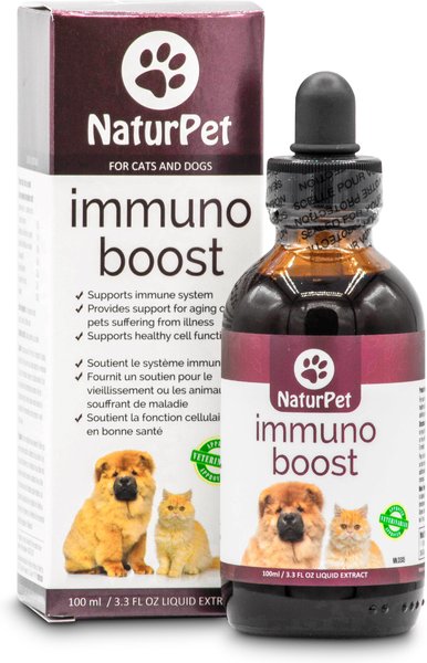 NaturPet Immuno Boost Pet Supplement, 100-ml bottle slide 1 of 6