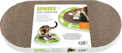 Catit Senses 2.0 Oval Cat Scratcher, slide 1 of 1