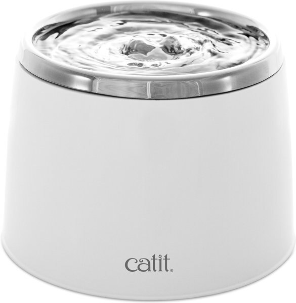 Catit Fresh & Clear Stainless Steel Top Cat Fountain, 64-oz slide 1 of 9