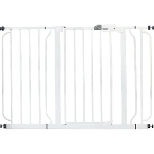 Regalo Easy Step Extra Wide Dog Gate, 49-in, White