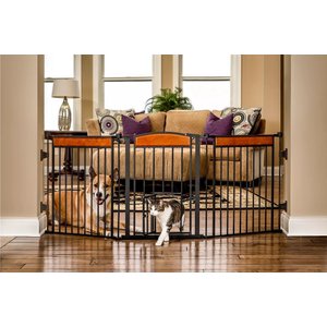 Carlson Pet Products Deluxe Flexi Dog Gate, 28-in