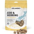 Icelandic+ Grain-Free Cod & Herring Combo Bites Dog Treats, 3.5-oz bag