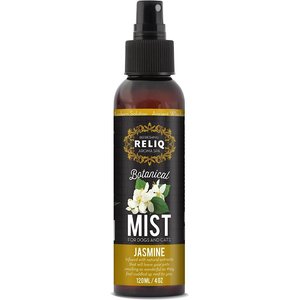 RELIQ Aroma SPA Botanical Mist Jasmine Dog & Cat Spray, 4-oz bottle