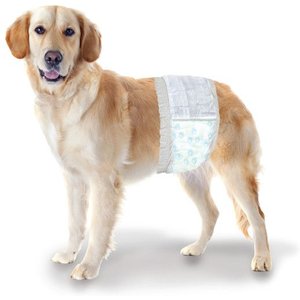 Wee-Wee Disposable Male Dog Wraps, Medium/Large: 23 to 31-in waist, 36 count