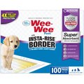 Four Paws Wee-Wee Insta-Rise Border Dog Pee Pads, 22 x 23-in, 100 count, Unscented