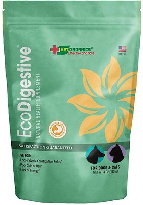 Vet Organics EcoDigestive Probiotic & Enzyme Support Dog & Cat Supplement, slide 1 of 1