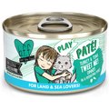 BFF Play Pate Lovers Turkey & Tuna Tweet Me Wet Cat Food, 2.8-oz can, pack of 12
