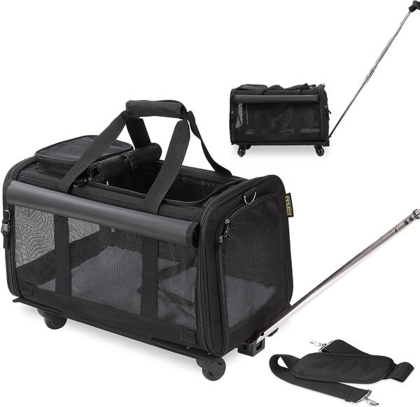KOPEKS Detachable Wheel Dog & Cat Carrier Bag slide 1 of 4