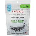 Mosaic Alligator Bars Kale & Quinoa Exotic Dog Treats, 4-oz pouch