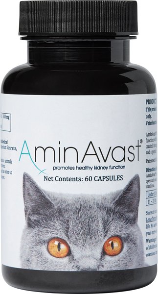 AminAvast Kidney Support Cat Supplement, 60 count slide 1 of 1